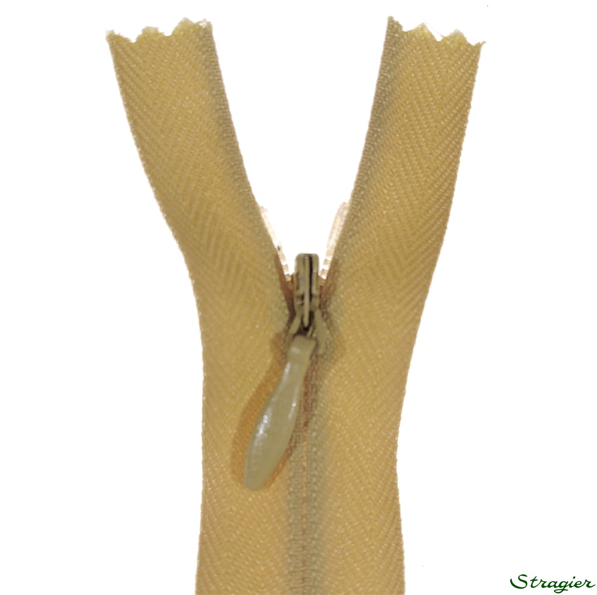 Zip Invisible - - Or clair - 60 cm
