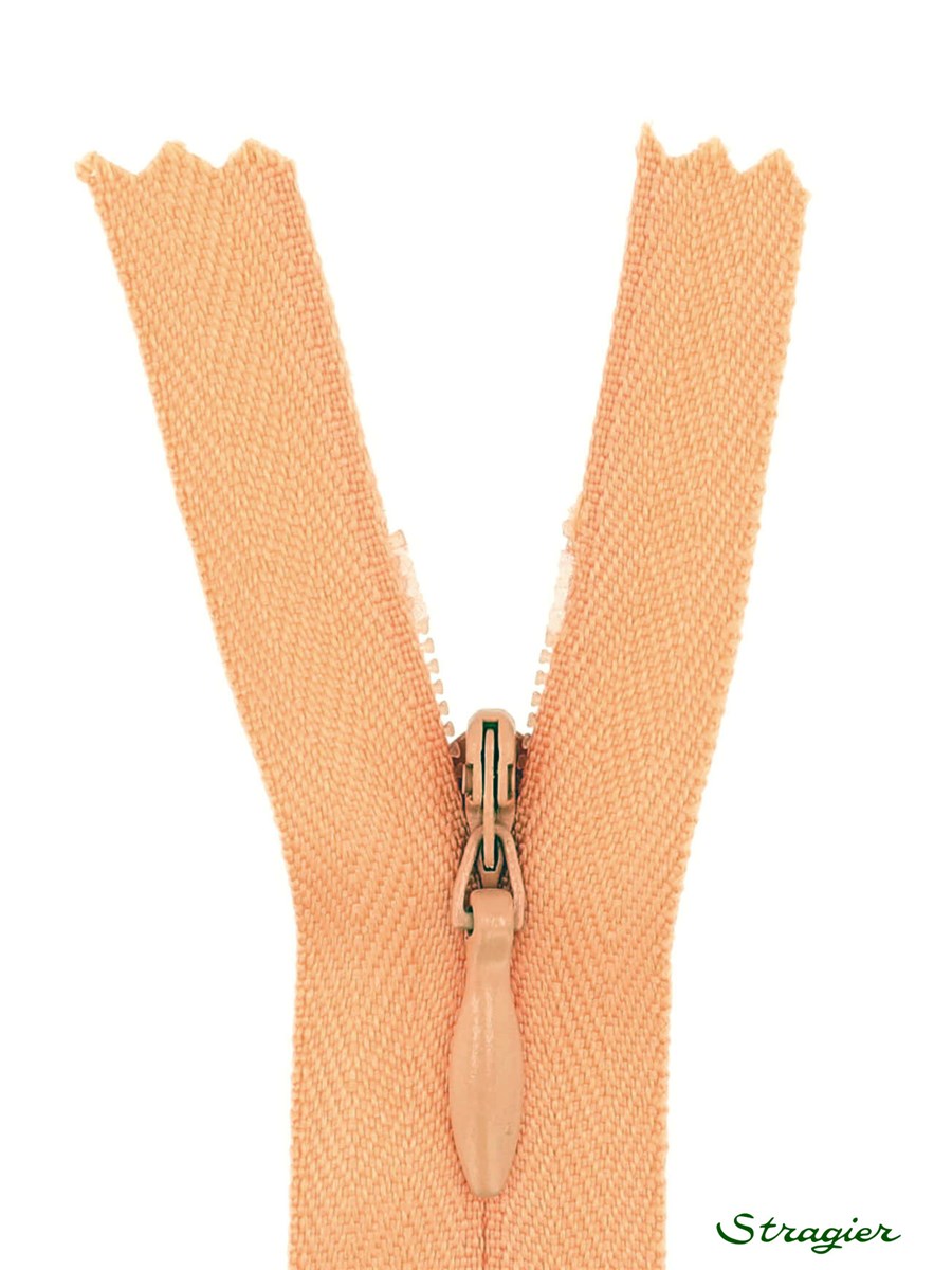 Zip Invisible -  - Pêche - 60 cm