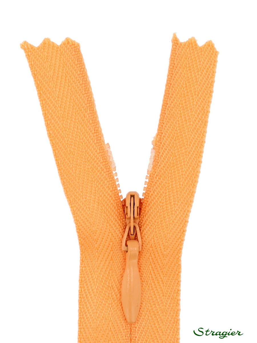 Zip Invisible -  - Papaye - 60 cm