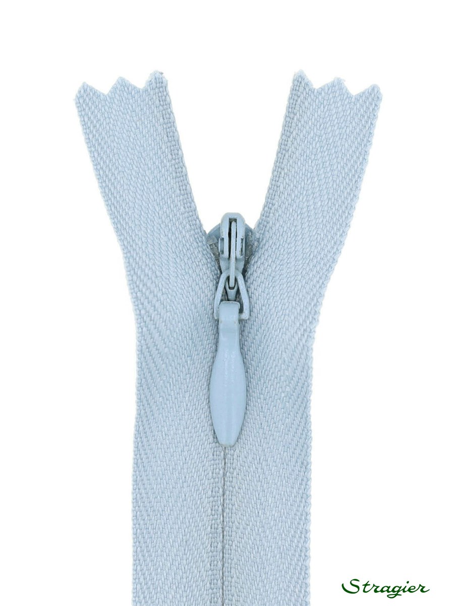 Zip Invisible - - Bleu clair - 60 cm