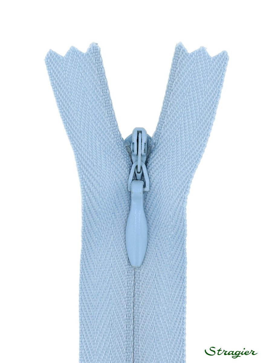 Zip Invisible - - Bleu Ciel - 60 cm