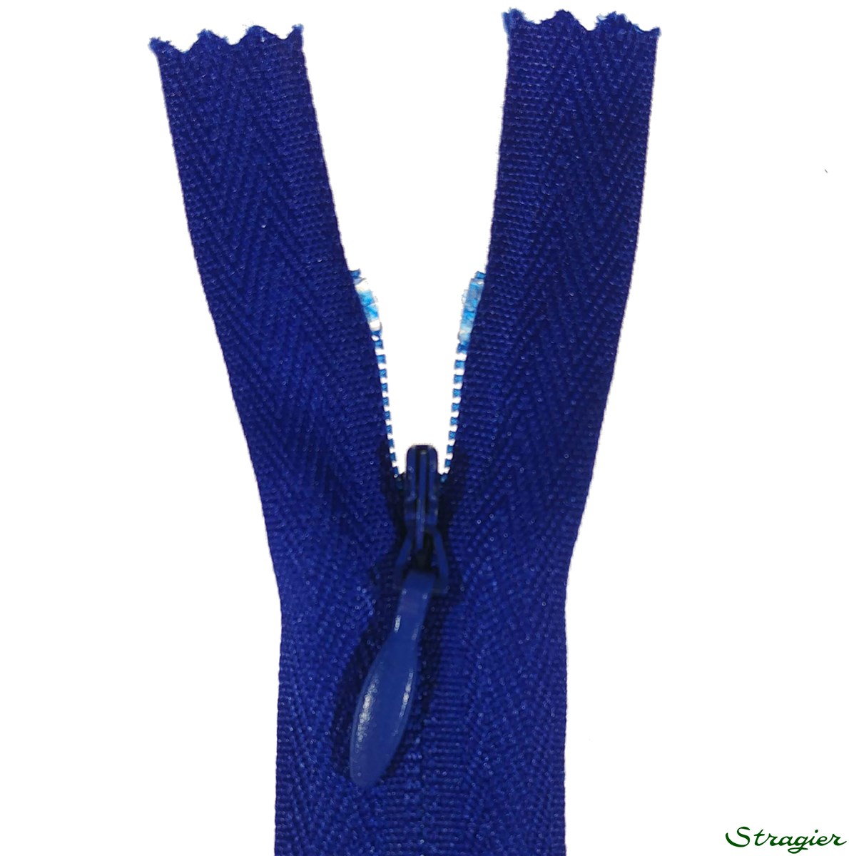 Zip Invisible - - Bleu Royal - 60 cm