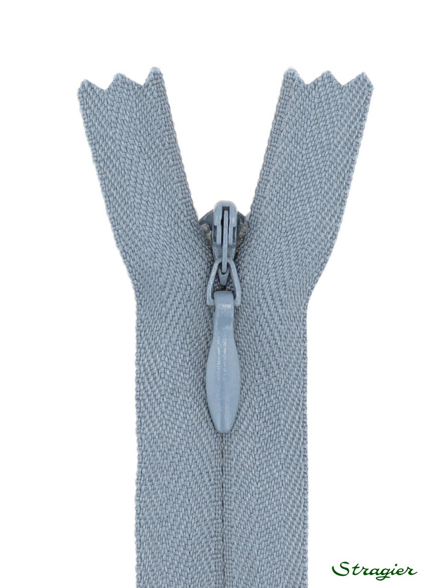 Zip Invisible - - Bleu Céleste - 60 cm
