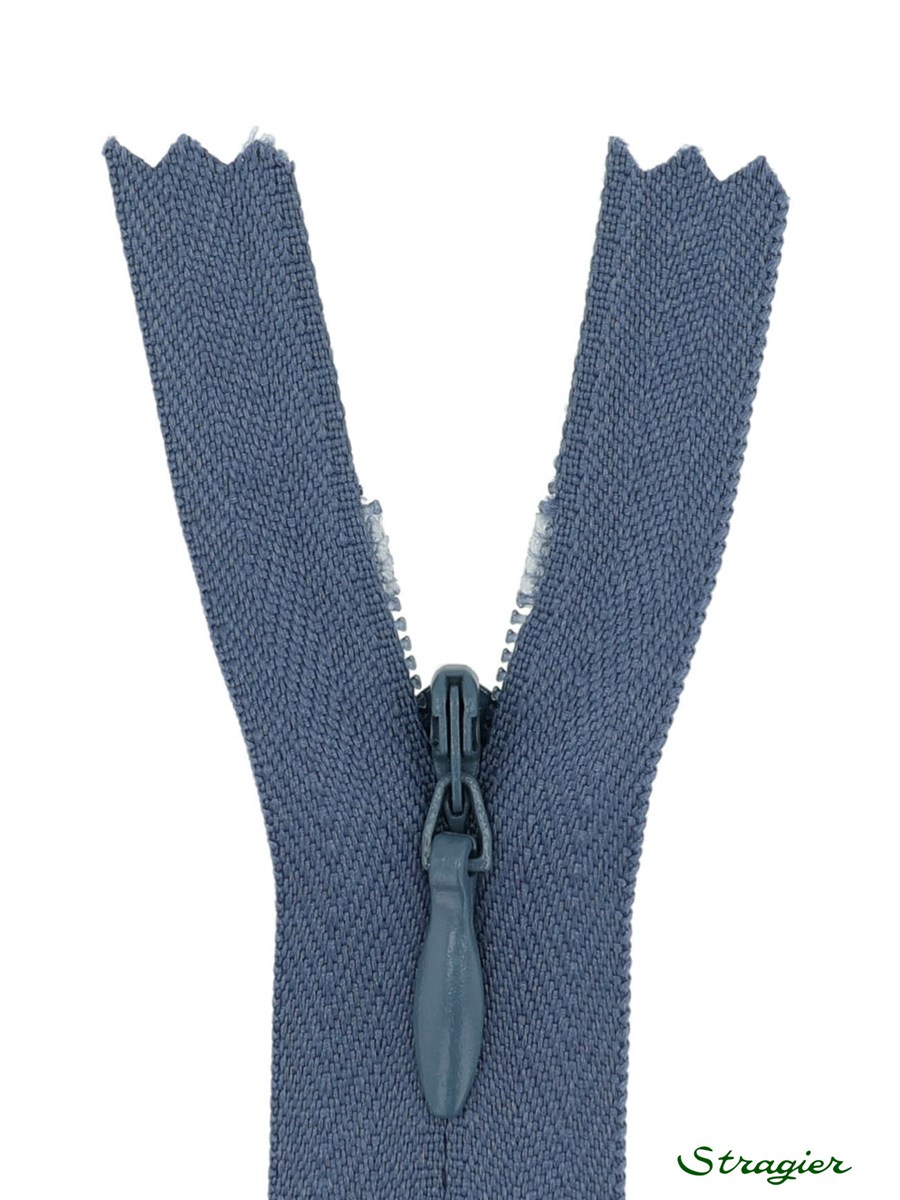 Zip Invisible -  - Bleu Denim - 60 cm
