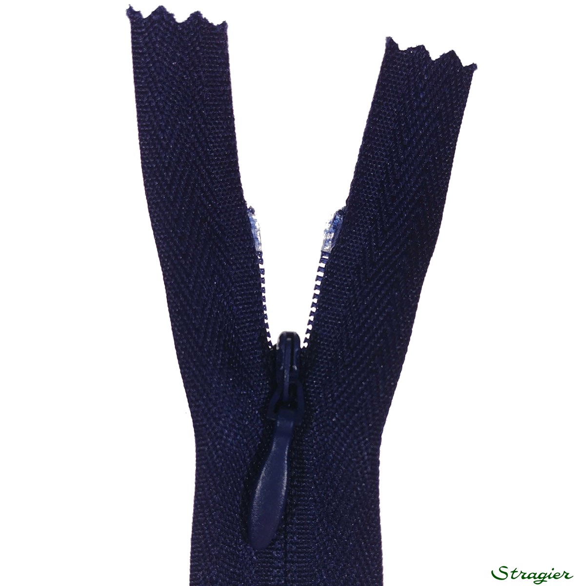 Zip Invisible - - Bleu Nuit - 60 cm