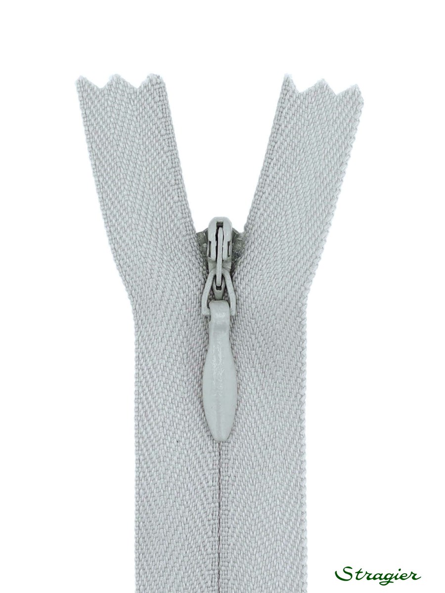 Zip Invisible - - Bleu Glacier - 60 cm