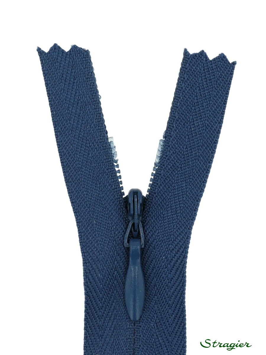Zip Invisible -  - Indigo - 60 cm