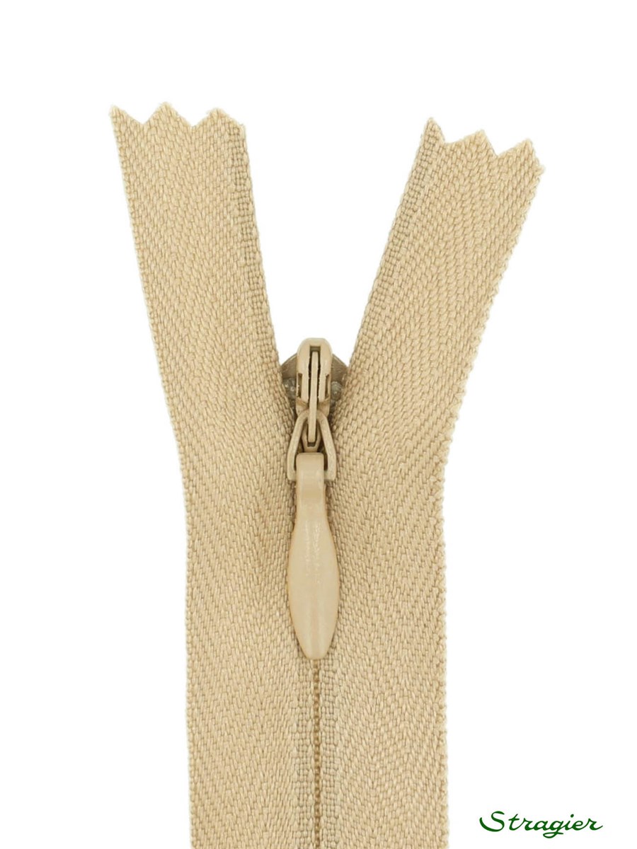 Zip Invisible - - Ficelle - 60 cm