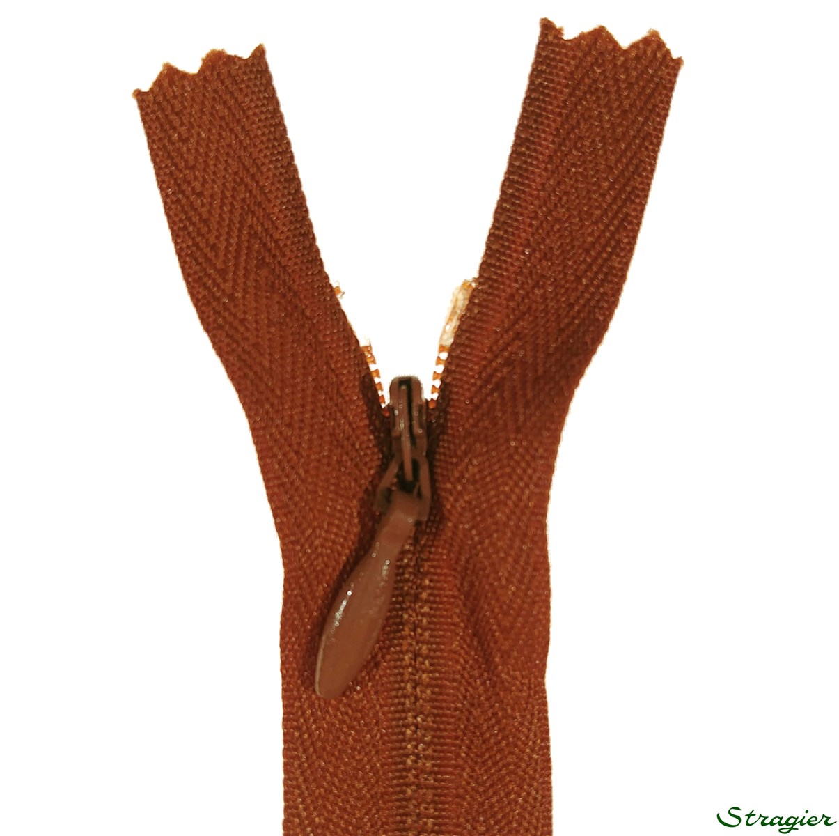 Zip Invisible - - Rouille - 60 cm