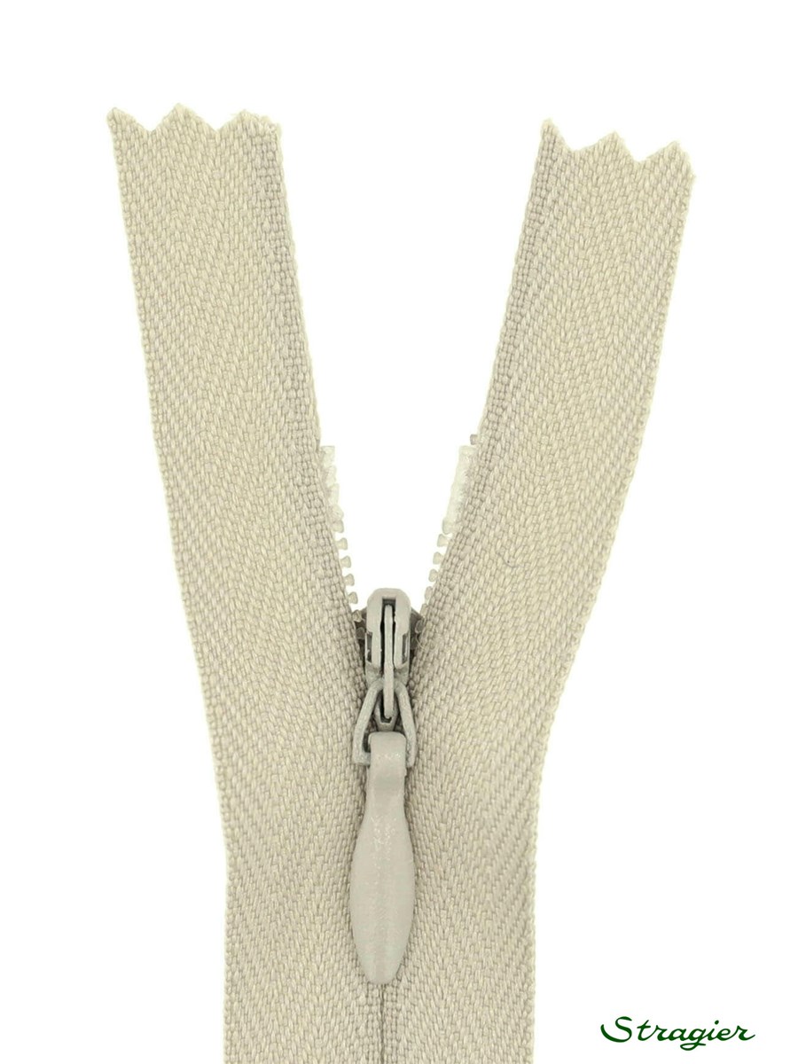 Zip Invisible -  - Ciment - 60 cm