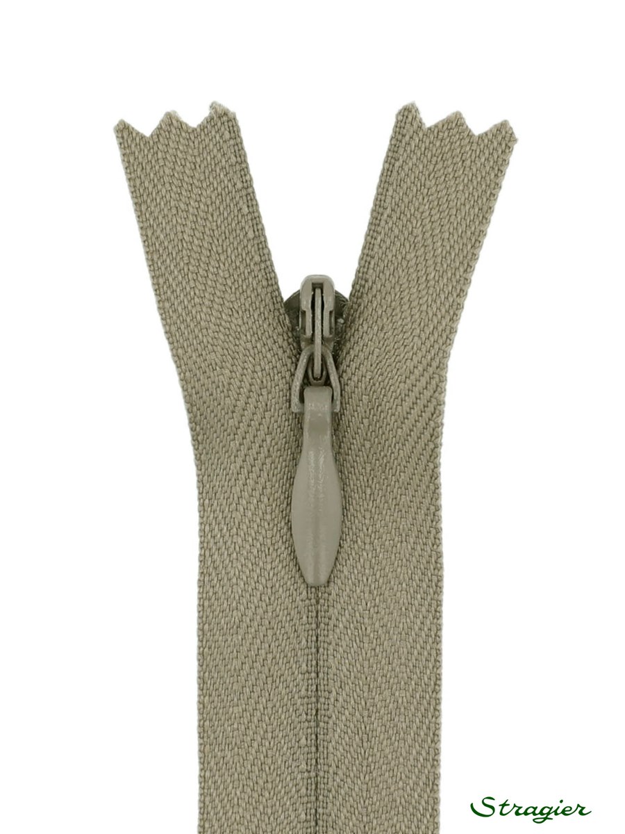 Zip Invisible - - Esprit de vert - 60 cm