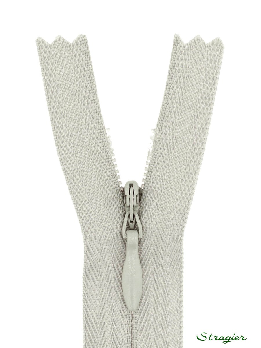Zip Invisible -  - Gris clair - 60 cm