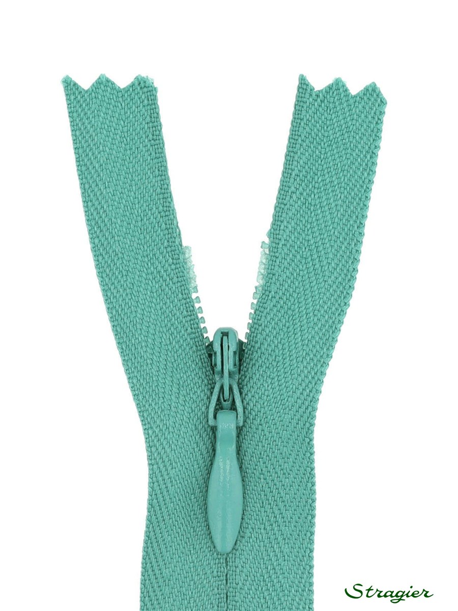Zip Invisible -  - Menthe Pastel - 22 cm