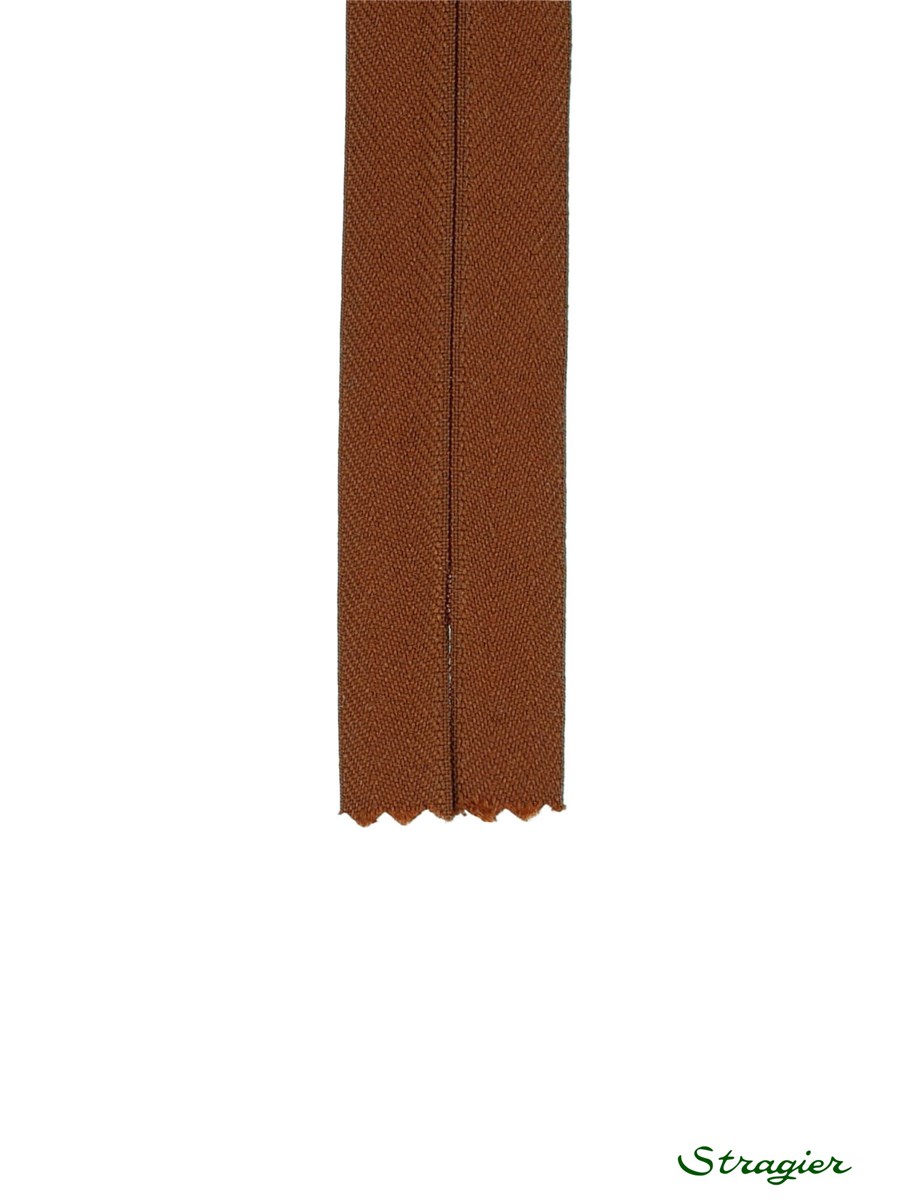 Zip Invisible -  - Terre Brune - 22 cm