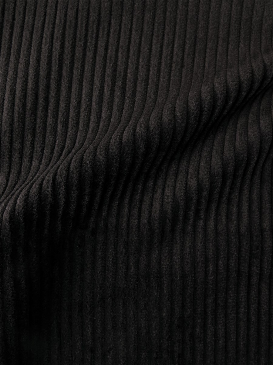 Corduroy - 5 Wale - Plain - Noir