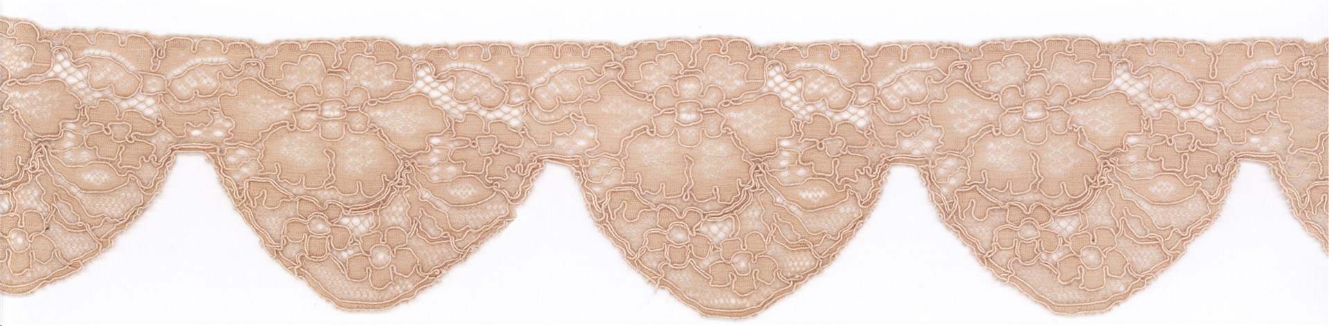 Lace Trim - 011555 - Nude - 60 mm