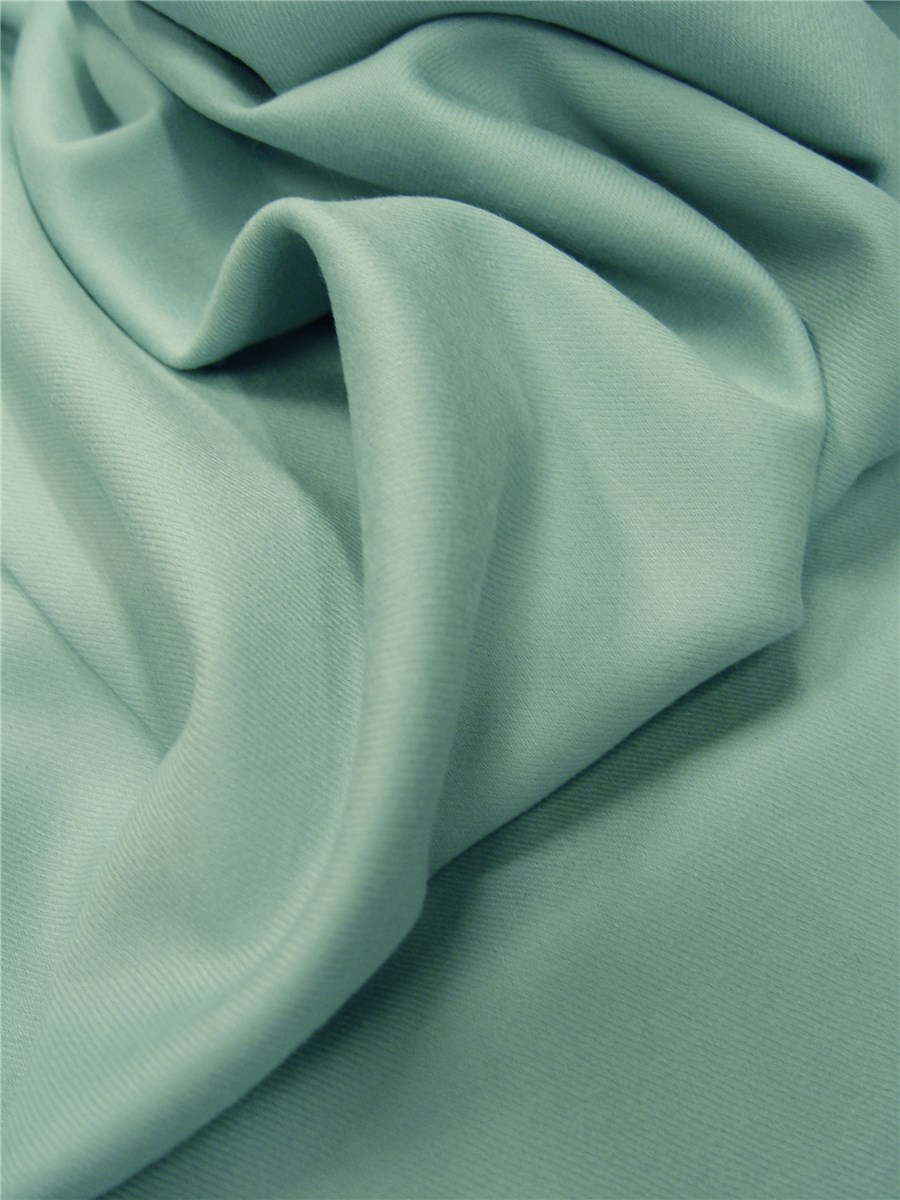 Pure Laine Sergée - uni - Bleu Porcelaine