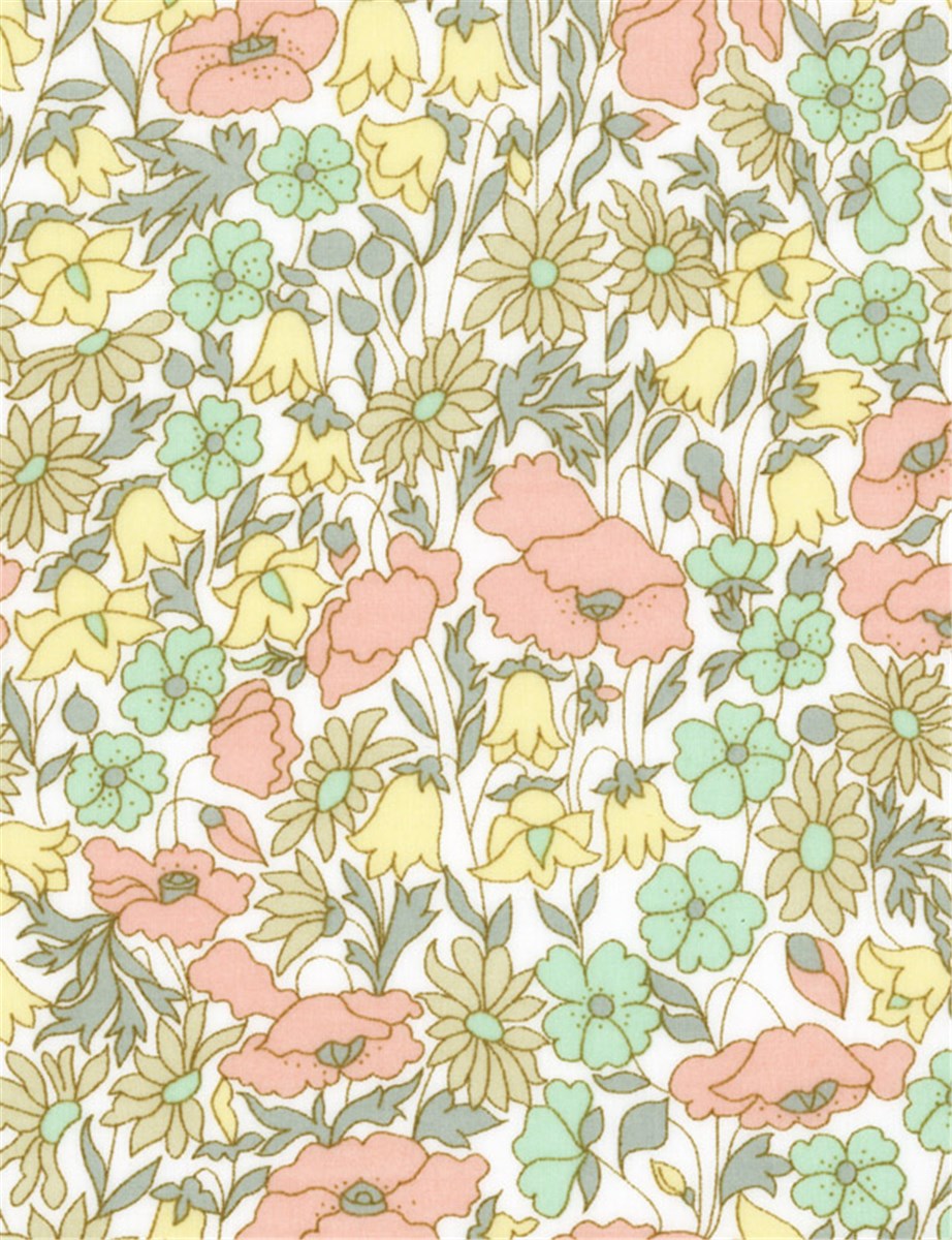 Liberty Tana Lawn - 4095 Poppy and Daisy - B 