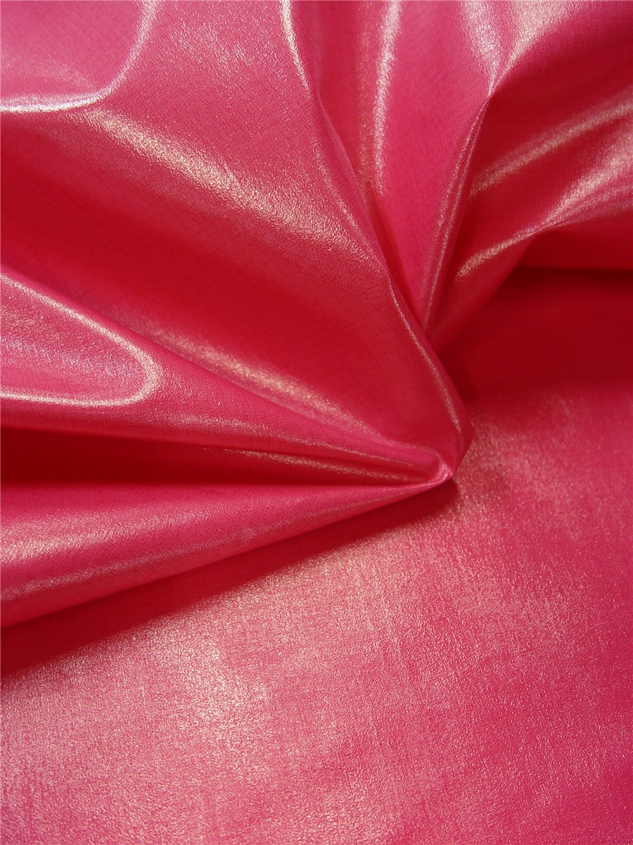 Popeline de coton enduite - Uni - Fuchsia