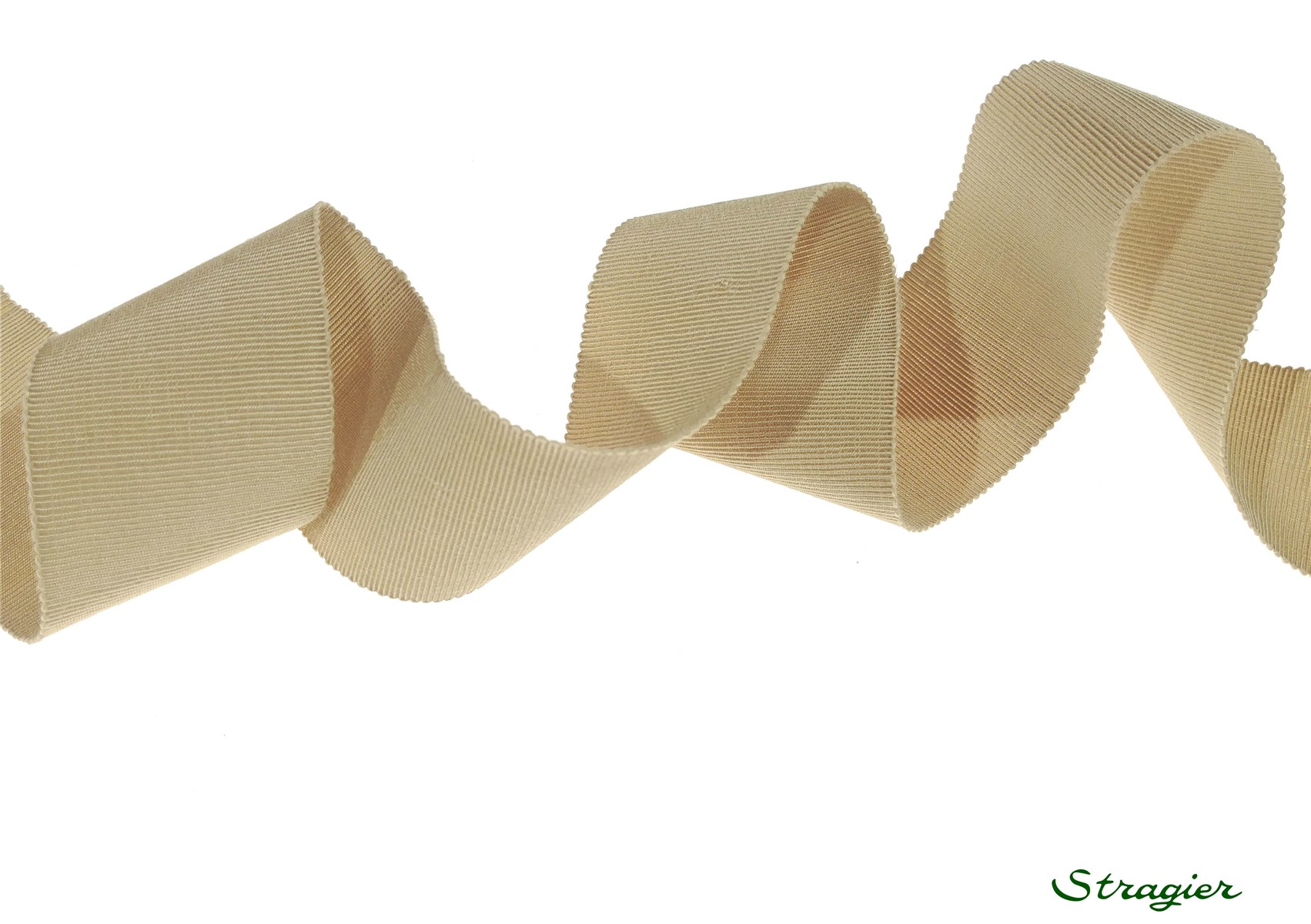Gros Grain "Savoir-Faire" - uni - Sable - 38 mm