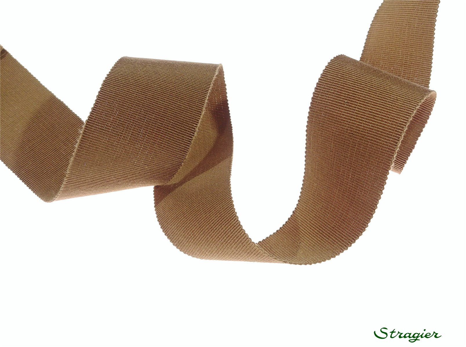 Gros Grain "Savoir-Faire" - uni - Noisette - 38 mm