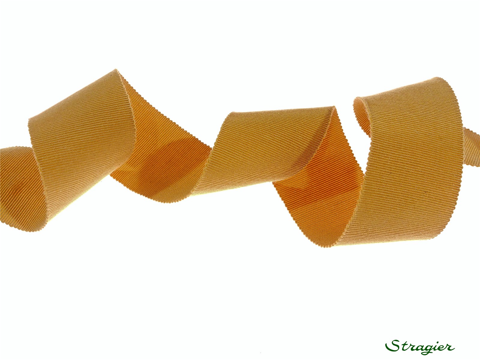 Gros Grain "Savoir-Faire" - uni - Jaune Or - 38 mm