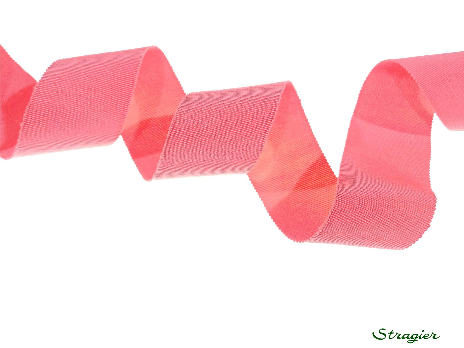 Gros Grain "Savoir-Faire" - uni - Rose Corail - 38 mm