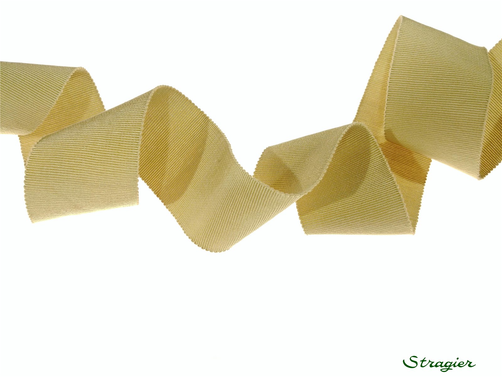 Gros Grain "Savoir-Faire" - uni - Beige Tilleul - 38 mm