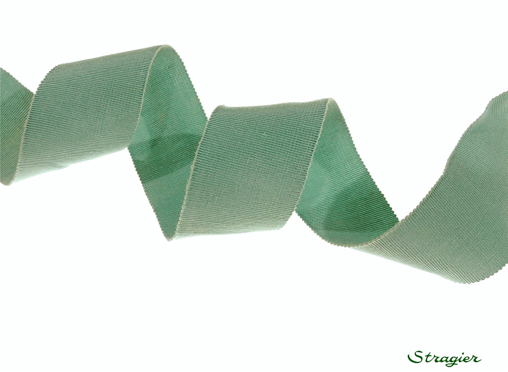 Gros Grain "Savoir-Faire" - uni - Vert Réséda - 38 mm