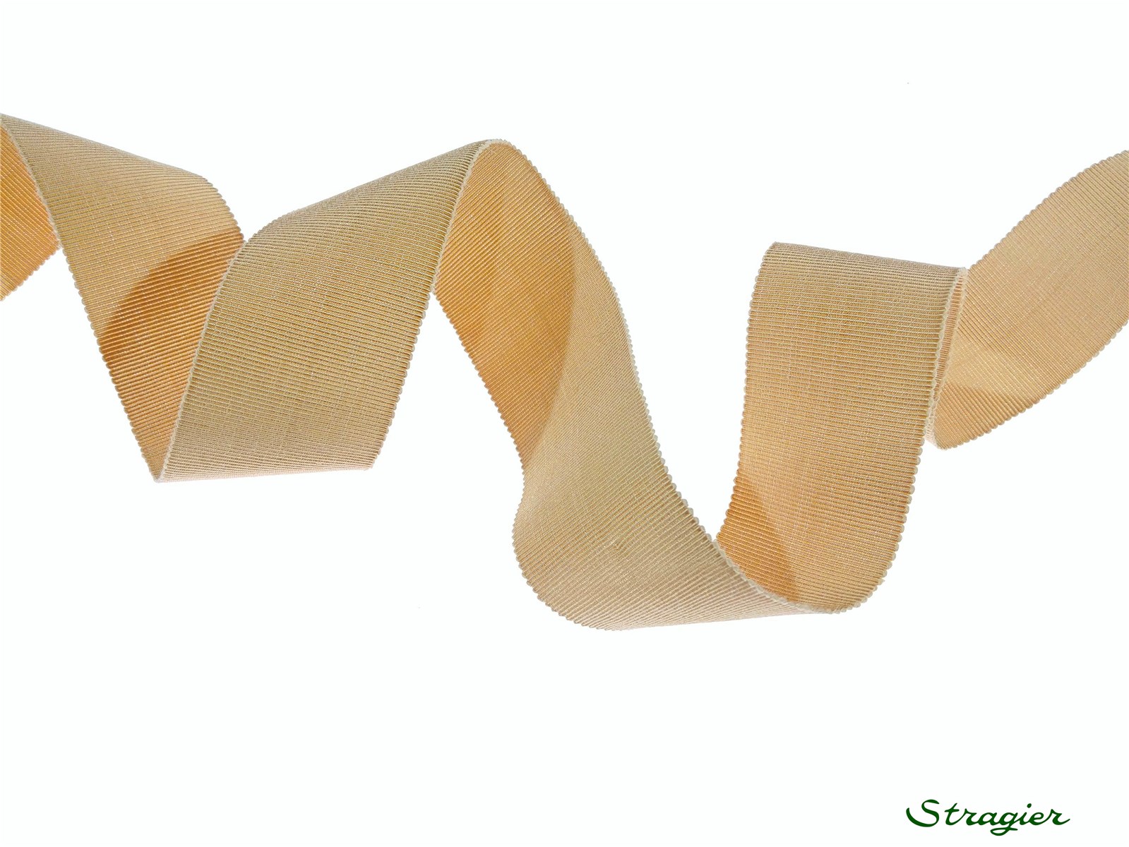 Gros Grain "Savoir-Faire" - uni - Beige Camel - 38 mm