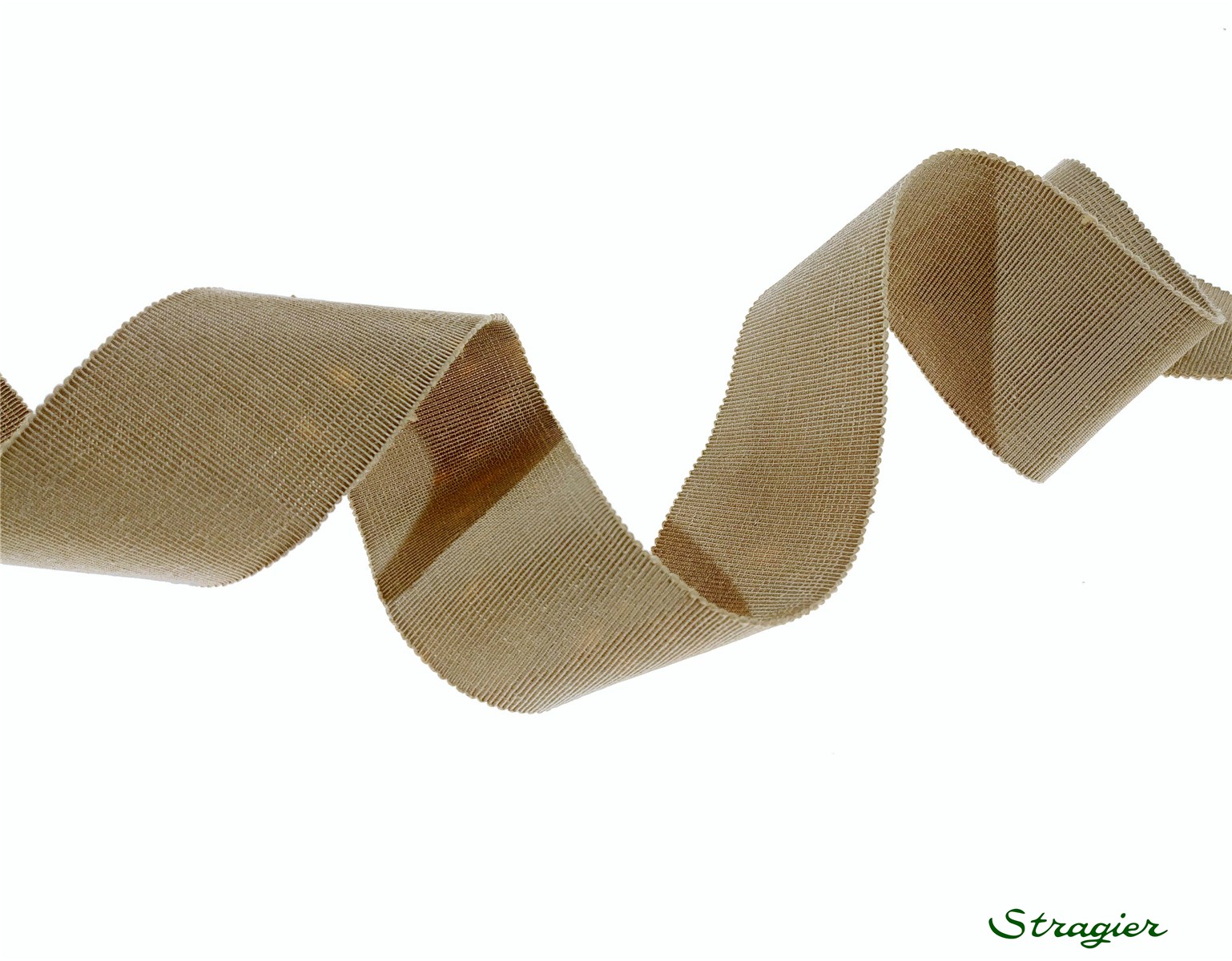 Gros Grain "Savoir-Faire" - uni - Taupe Grisé - 38 mm