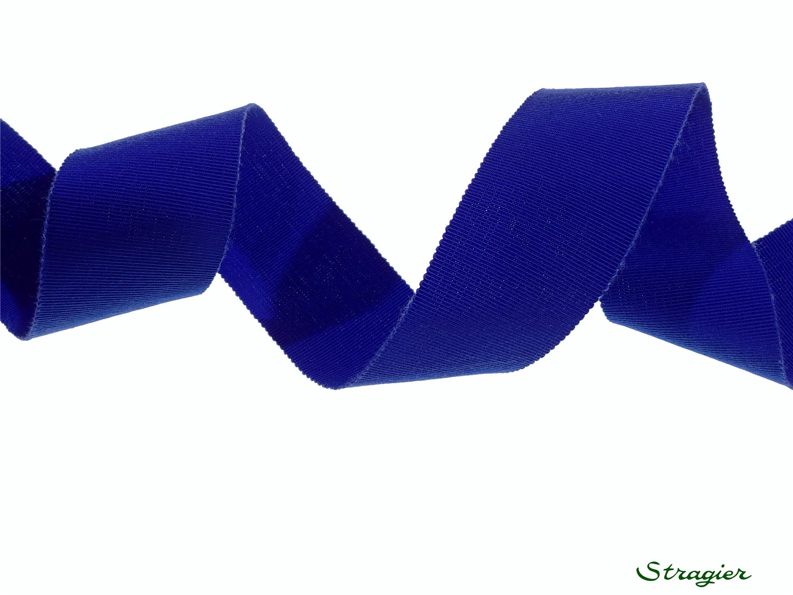 Gros Grain "Savoir-Faire" - uni - Bleu Roi - 38 mm