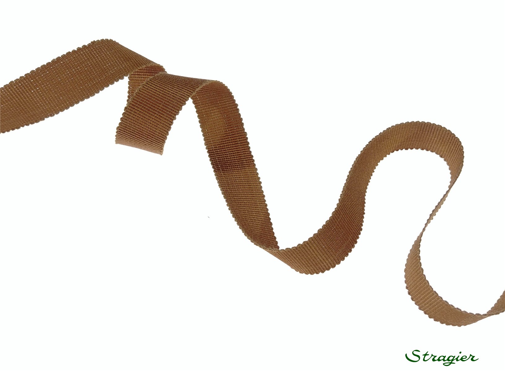 Gros Grain "Savoir-Faire" - uni - Noisette - 15 mm