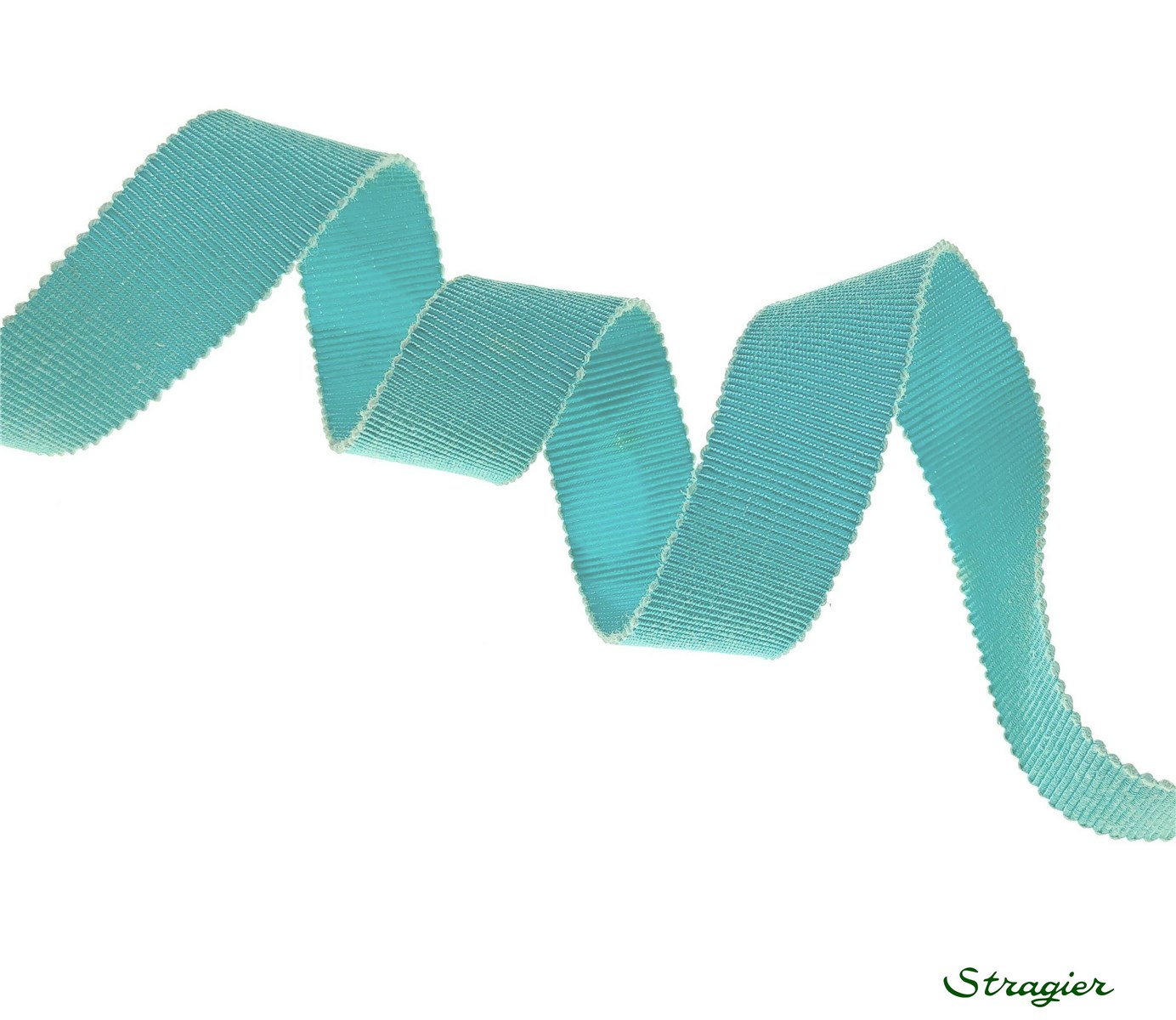 Gros Grain "Savoir-Faire" - uni - Turquoise - 15 mm