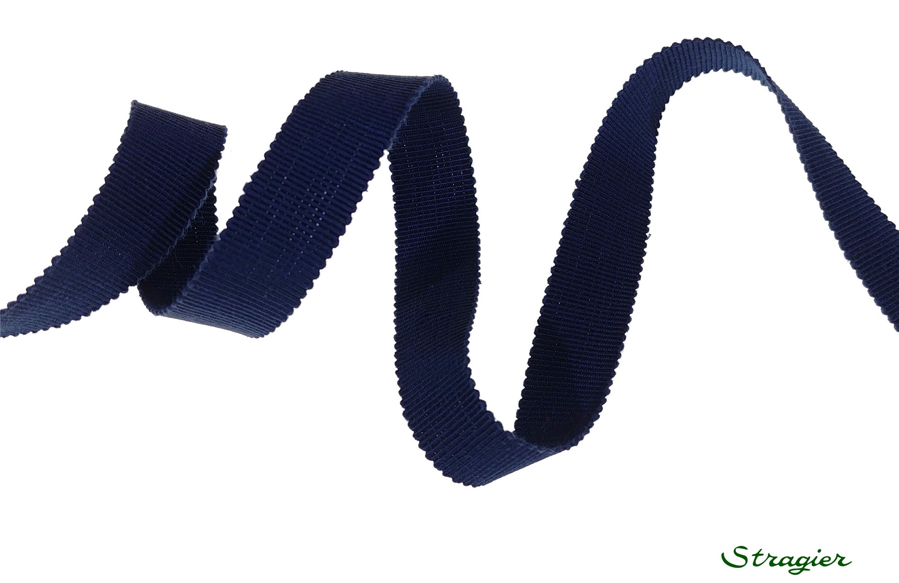 Grosgrain "Savoir-Faire" - Plain - Marine - 15 mm