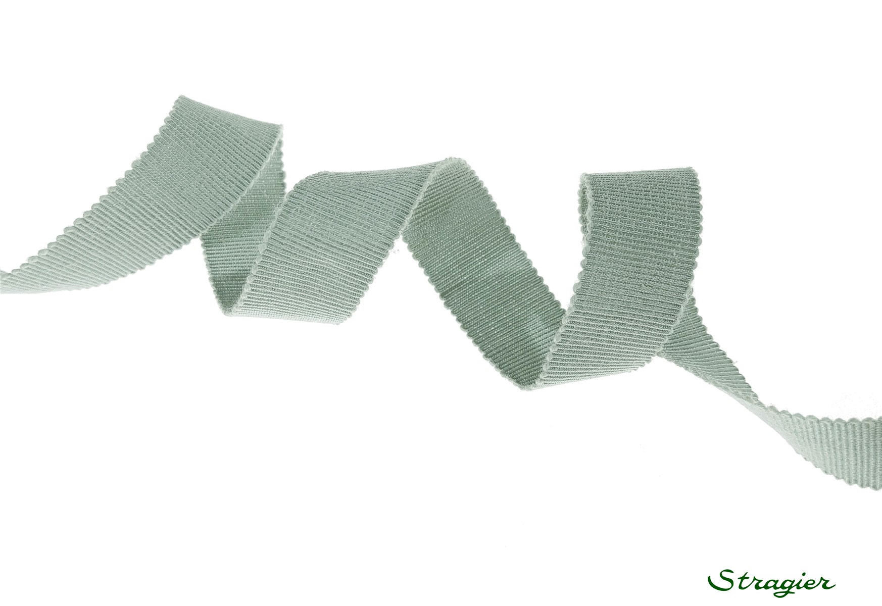 Gros Grain "Savoir-Faire" - uni - Vert de Gris - 15 mm