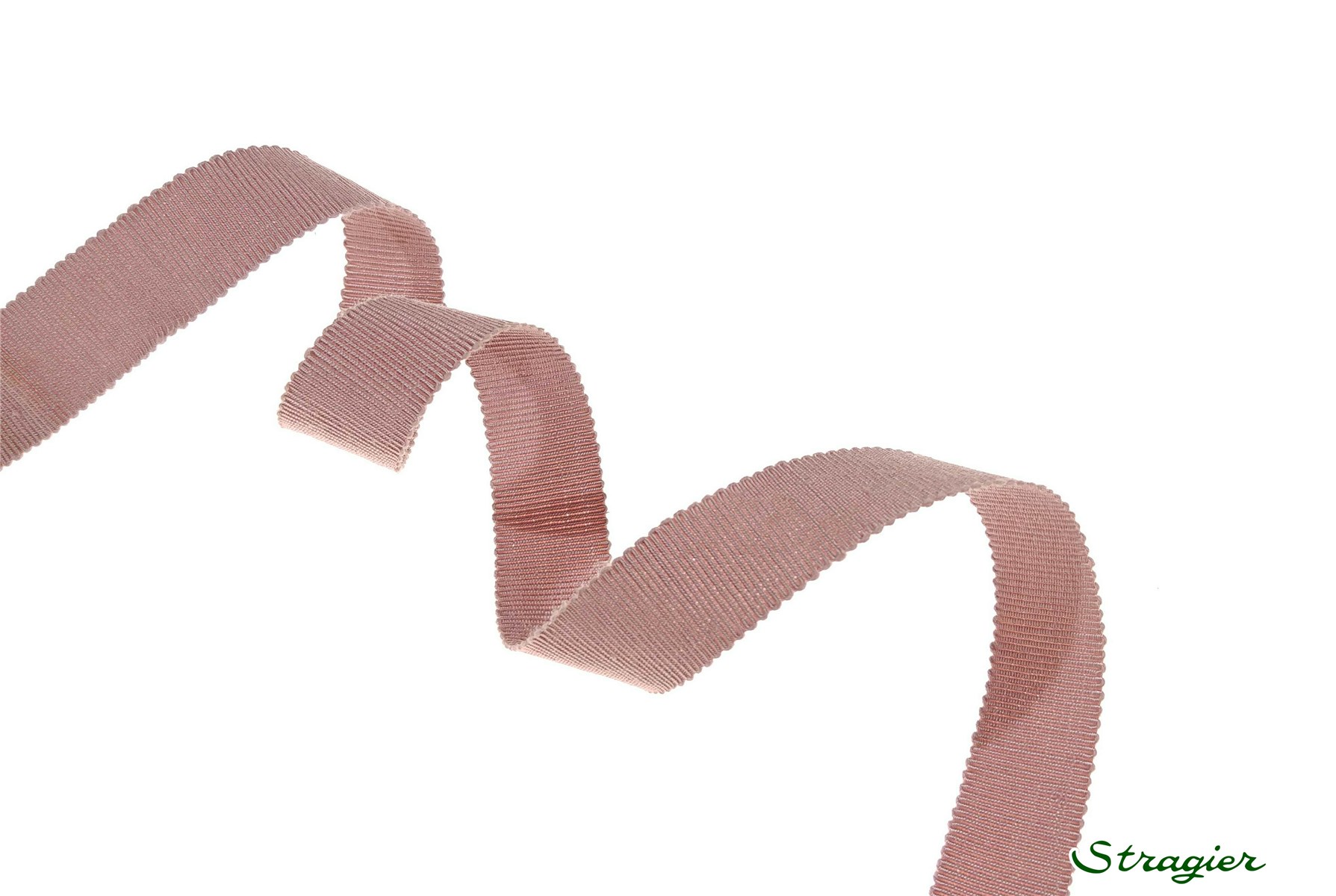 Gros Grain "Savoir-Faire" - uni - Vieux Rose - 15 mm