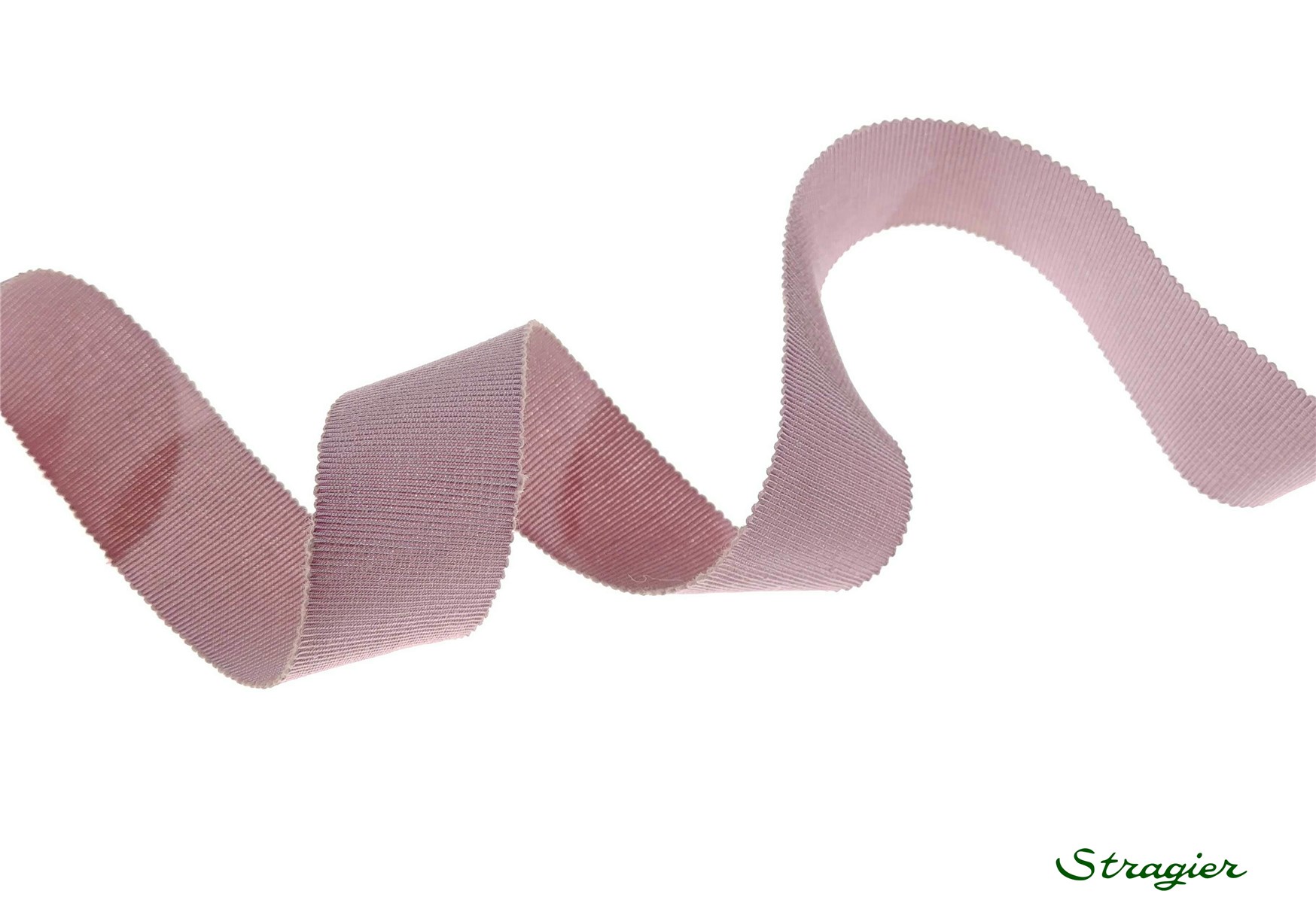 Grosgrain "Savoir-Faire" - Plain - Rose Zéphyr - 25 mm