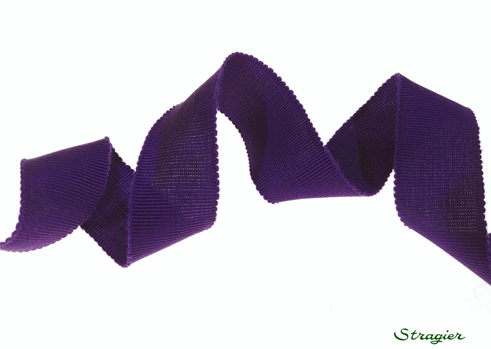 Grosgrain "Savoir-Faire" - Plain - Violet - 25 mm