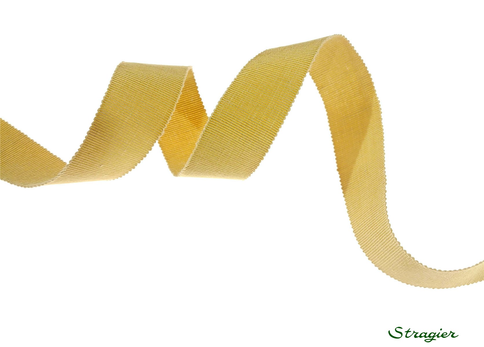 Grosgrain "Savoir-Faire" - Plain - Moutarde - 25 mm