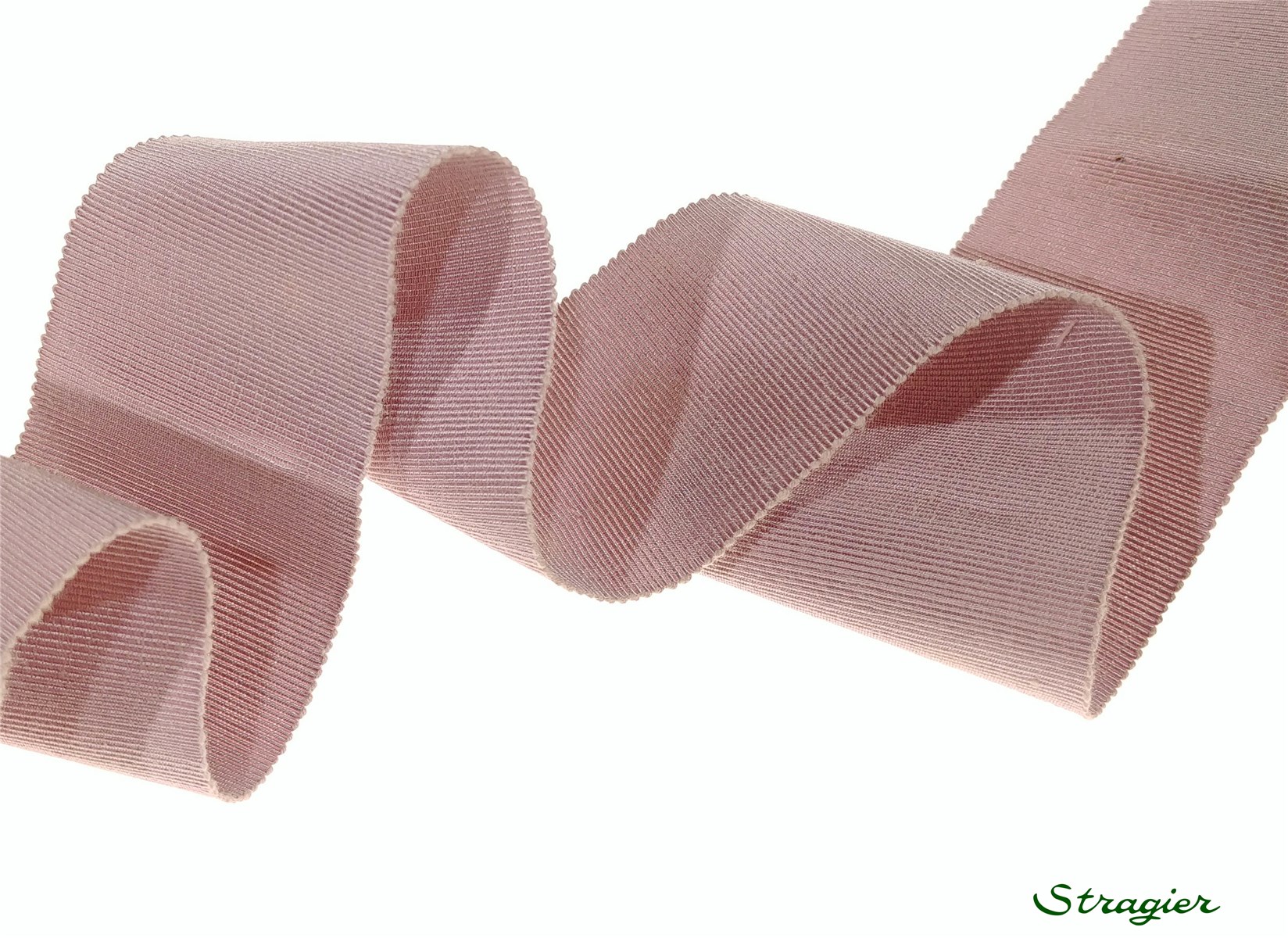 Grosgrain "Savoir-Faire" - Plain - Rose Zéphyr - 50 mm