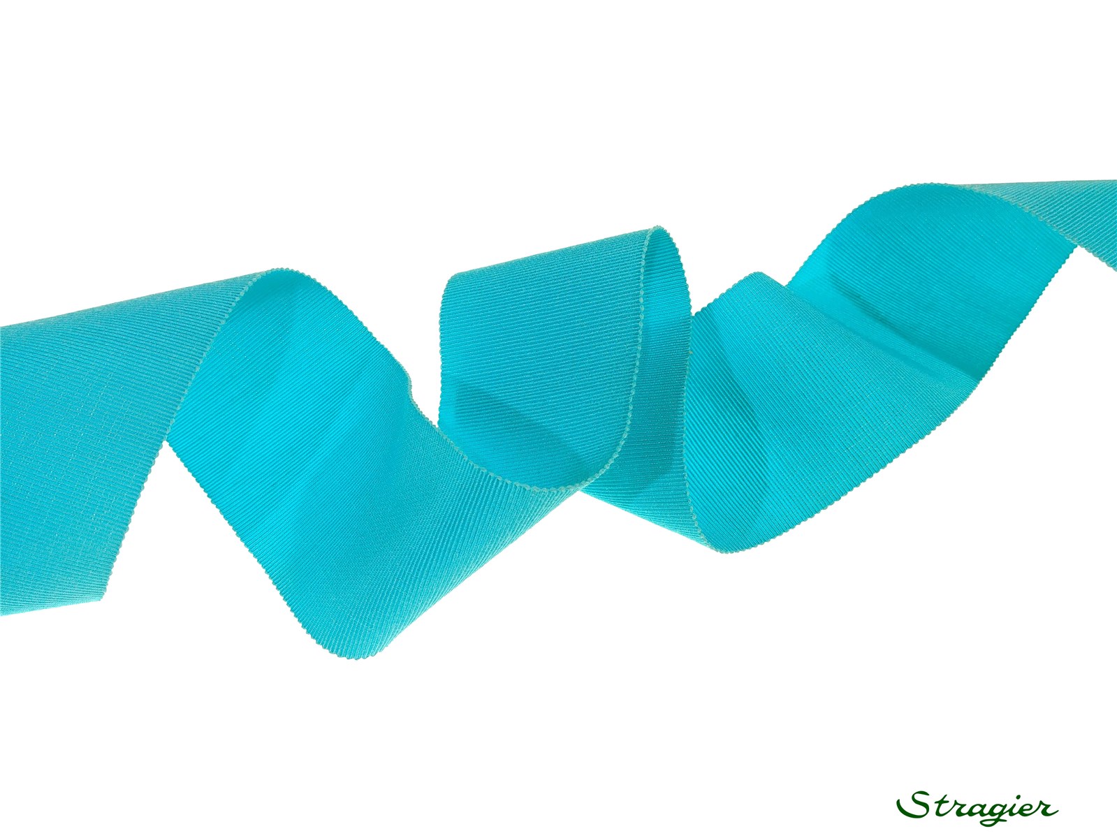 Grosgrain "Savoir-Faire" - Plain - Turquoise - 50 mm