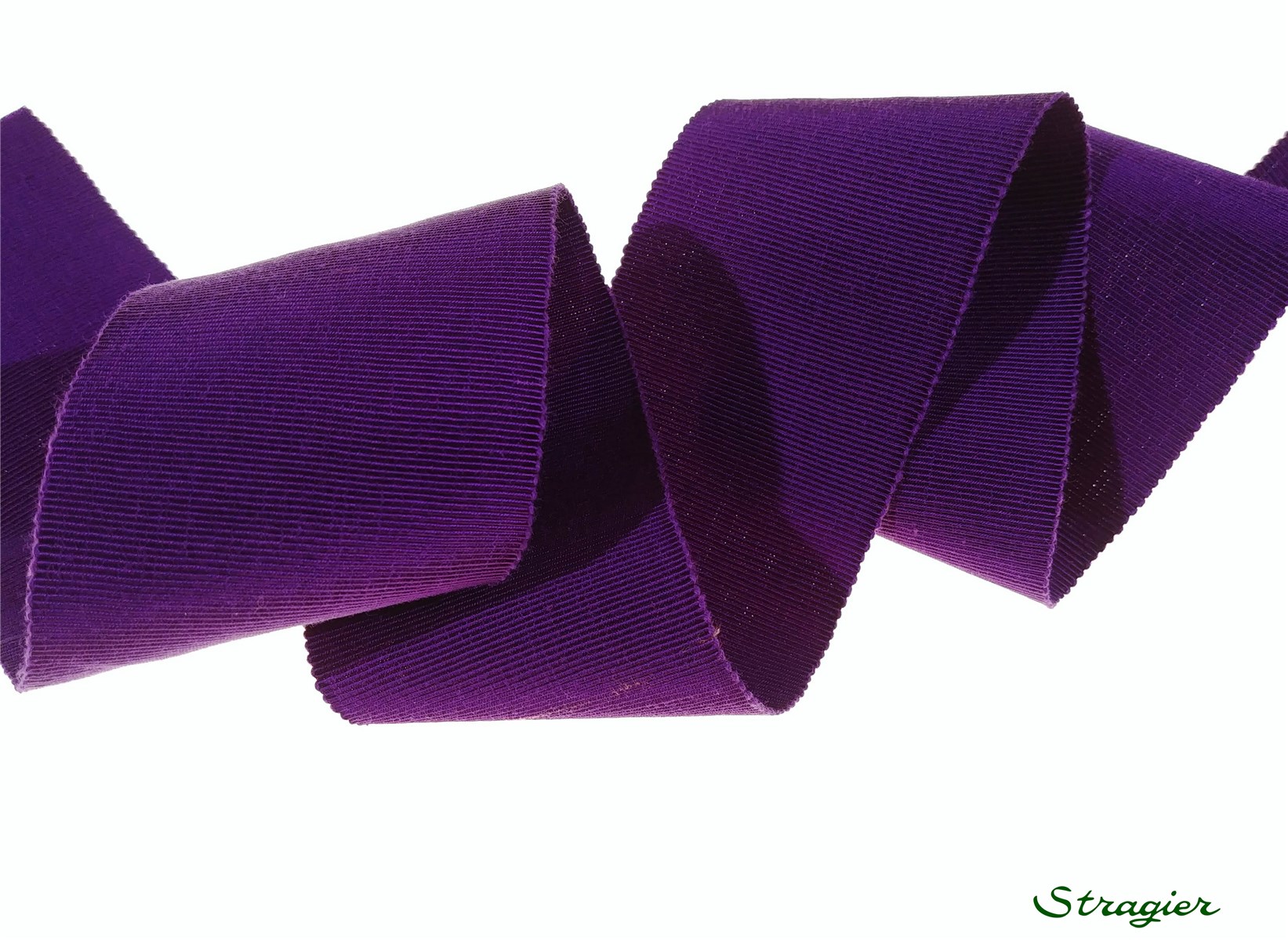 Grosgrain "Savoir-Faire" - Plain - Violet - 50 mm
