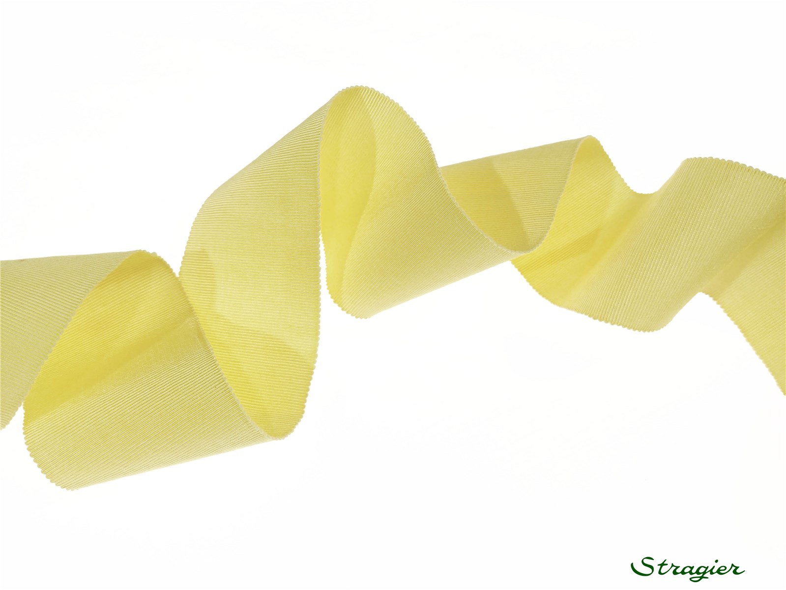 Grosgrain "Savoir-Faire" - Plain - Jaune Poussin - 50 mm