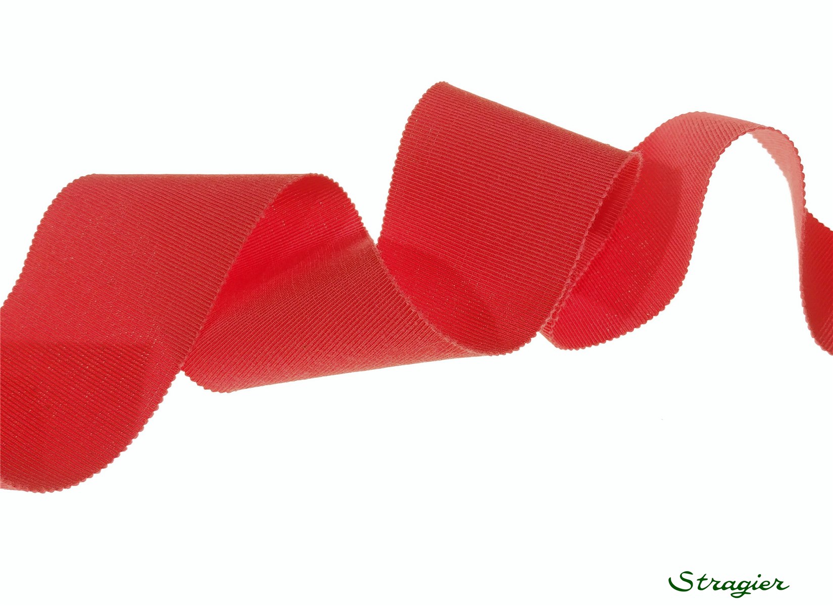 Grosgrain "Savoir-Faire" - Plain - Rouge Sangria - 50 mm