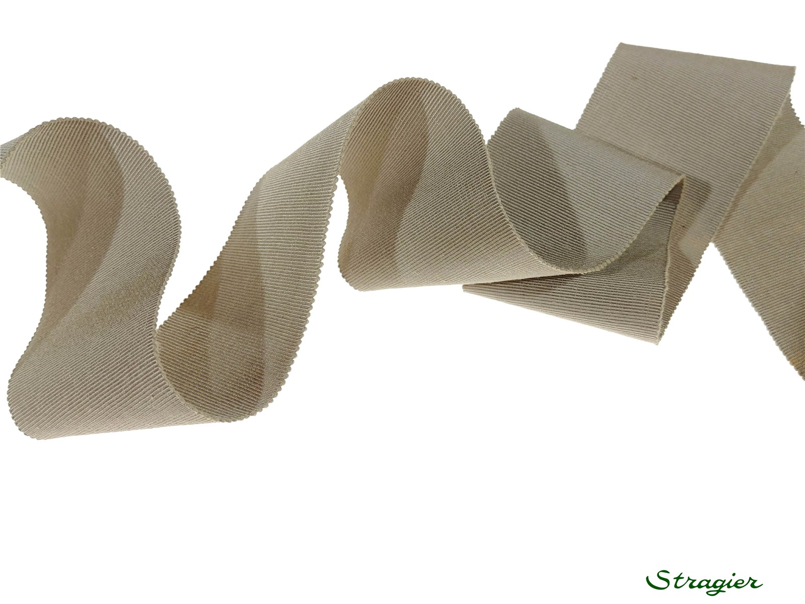 Grosgrain "Savoir-Faire" - Plain - Taupe Grisé - 50 mm