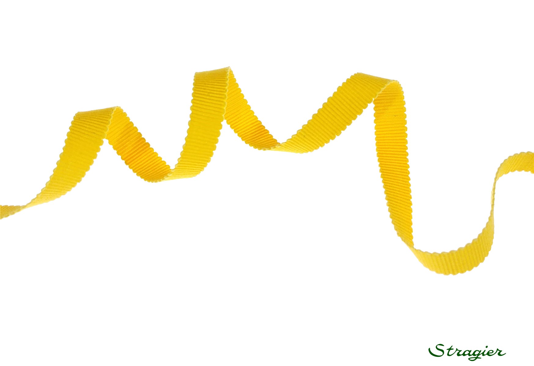 Grosgrain - Cotton - Plain - Jaune Soleil - 10 mm