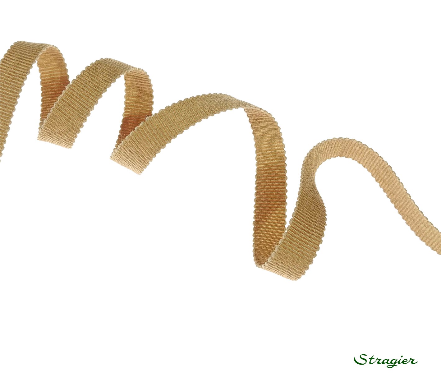 Gros Grain Coton - uni - Camel - 10 mm