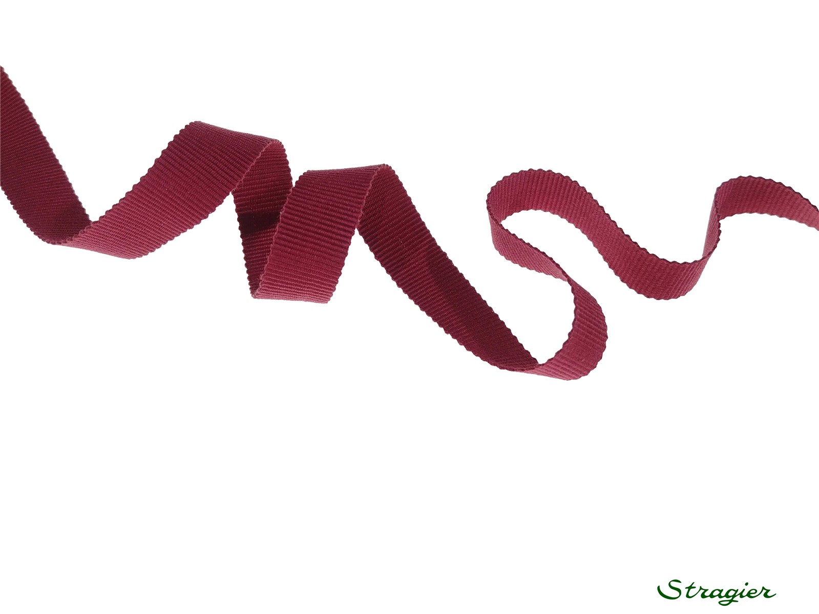 Grosgrain - Cotton - Plain - Bordeaux - 15 mm