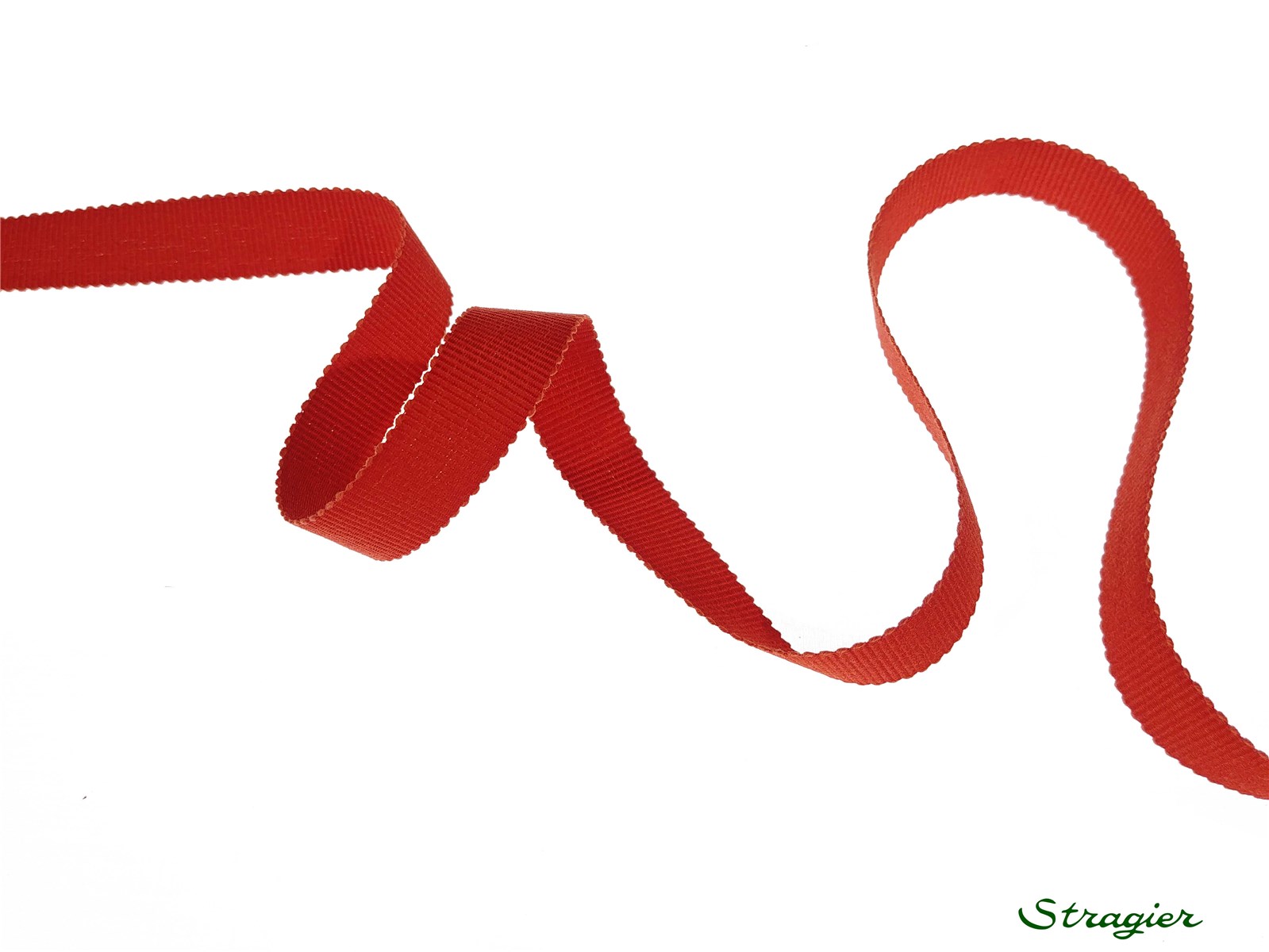 Grosgrain - Cotton - Plain - Rouge - 15 mm
